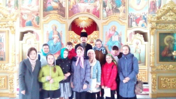 Экскурсия воскресной школы в Киово-Спасский храм
