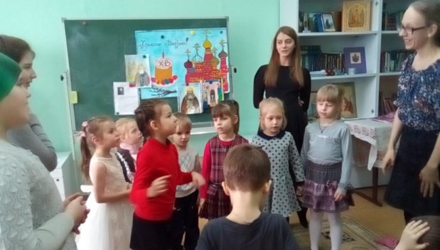 Праздник Пасхи в воскресной школе